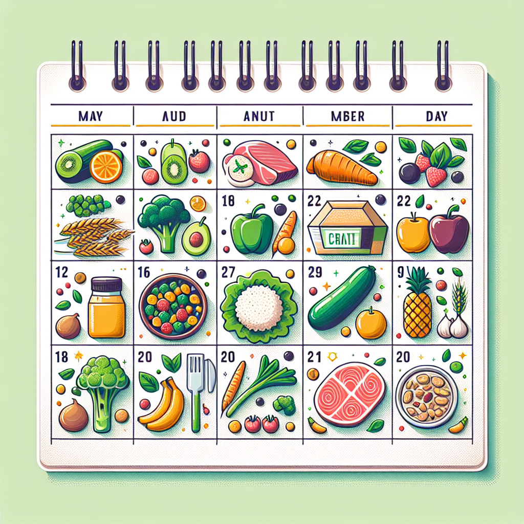 Menyusun Menu Makanan Sehat Seminggu Penuh
