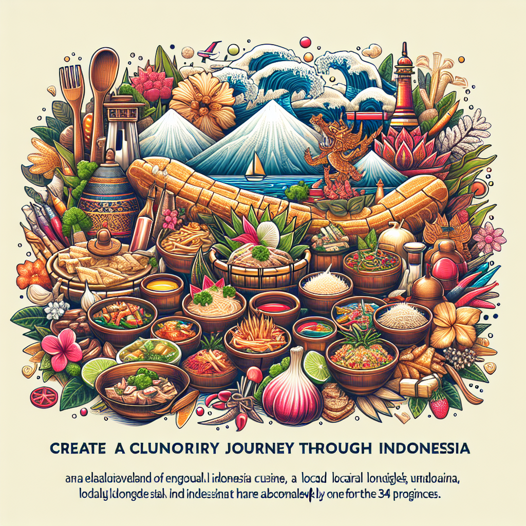 Exploring Indonesia: A Culinary Journey Through 34 Provinces and 200