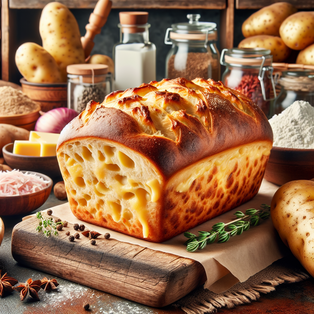 Delicious Potato Cheese Bread Recipe: A Step-by-Step Guide to Perfect